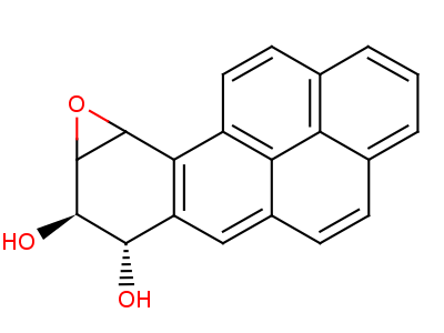 7,8,9,10-Tetrahydro-7,8-dihydroxybenzo(a)pyrene 9,10-epoxide Structure,60268-85-1Structure