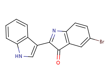 5-Bromo-2-indol-3-ylidene-1h-indol-3-one Structure,92967-81-2Structure