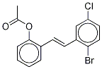 (E)-2-acetoxy-2’-bromo-5’-chlorostilbene Structure,1000890-01-6Structure