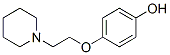 4-(2-(Piperidin-1-yl)ethoxy)phenol Structure,100238-42-4Structure