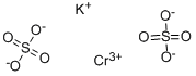 Sulfuric acid chromium potassium salt (2:1:1) Structure,10141-00-1Structure