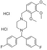 Lomerizine hydrochloride Structure,101477-54-7Structure