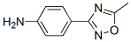 4-(5-Methyl-1,2,4-oxadiazol-3-yl)aniline Structure,10185-68-9Structure