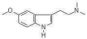 N,N-Dimethyl-5-methoxytryptamine Structure,1019-45-0Structure