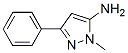 5-Amino-1-methyl-3-phenylpyrazole Structure,10199-50-5Structure