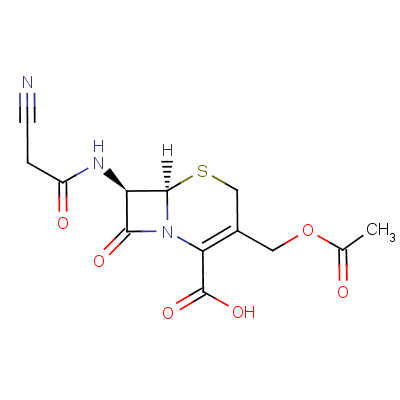 Cefacetrile Structure,10206-21-0Structure