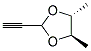 1,3-Dioxolane, 2-ethynyl-4,5-dimethyl-, [4r-(2alpha,4alpha,5beta)]-(9ci) Structure,102276-19-7Structure