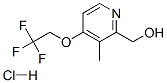 2-Hydroxymethyl-3-methyl-4-(2,2,2-trifluoroethoxy)pyridine hydrochloride Structure,103577-66-8Structure