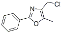 4-(Chloromethyl)-5-methyl-2-phenyl-1,3-oxazole Structure,103788-61-0Structure