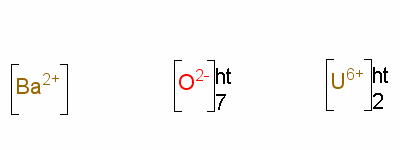 Barium diuranate. Structure,10380-31-1Structure