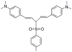 Bis(p-dimethylaminostyryl)-p-methylphenylsulfonylmethane Structure,104080-17-3Structure