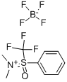 [(Oxido)phenyl(trifluoromethyl)-lambda4-sulfanylidene]dimethylammonium tetrafluoroborate Structure,1046786-08-6Structure