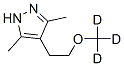 1H-pyrazole, 4-[2-(methoxy-d3)ethyl]-3,5-dimethyl-(9ci) Structure,104939-43-7Structure