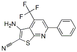 3-Amino-6-phenyl-4-(trifluoromethyl)thieno[2,3-b]pyridine-2-carbonitrile Structure,104960-55-6Structure