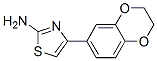 4-(2,3-Dihydro-benzo[1,4]dioxin-6-yl)-thiazol-2-ylamine Structure,105362-06-9Structure