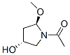 3-Pyrrolidinol, 1-acetyl-5-methoxy-, (3r-trans)-(9ci) Structure,105609-36-7Structure