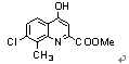 Methyl 7-chloro-4-hydroxy-8-methyl quinoline-2-carboxylate Structure,1065074-49-8Structure