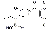 (R)-1-(2-(2,5-dichlorobenzamido)acetamido)-3-methylbutylboronic acid Structure,1072833-77-2Structure