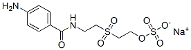 4-Amino-N-[2-[(2-sulfoxy)ethyl]-sulfonyl]ethyl benzamide,sodium Structure,107294-90-6Structure