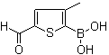 5-Formyl-3-methylthiophene-2-boronic acid Structure,1072952-28-3Structure