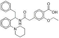 2-Desisopropyl-2-phenyl Repaglinide Structure,107362-12-9Structure