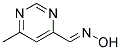 4-Pyrimidinecarboxaldehyde, 6-methyl-, oxime (7ci,8ci,9ci) Structure,1074-45-9Structure