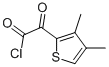 2-Thiopheneacetyl chloride, 3,4-dimethyl-alpha-oxo-(9ci) Structure,107748-11-8Structure