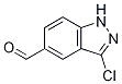 3-Chloro-1h-indazole-5-carbaldehyde Structure,1086391-03-8Structure