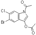 1-Acetyl-5-bromo-6-chloro-1h-indol-3-yl acetate Structure,108847-96-7Structure