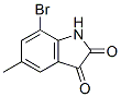 7-Bromo-5-methylindoline-2,3-dione Structure,108938-16-5Structure