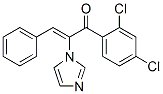 2-Propen-1-one, 1-(2,4-dichlorophenyl)-2-(1h-imidazol-1-yl)-3-phenyl- Structure,110232-89-8Structure