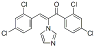 2-Propen-1-one, 1,3-bis(2,4-dichlorophenyl)-2-(1h-imidazol-1-yl)- Structure,110232-92-3Structure