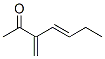 4-Hepten-2-one, 3-methylene-, (e)-(9ci) Structure,110354-34-2Structure