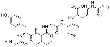 甘氨酰-酪氨酰-異亮氨酰-甘氨酰-絲氨酰-精氨酸結(jié)構(gòu)式_110590-63-1結(jié)構(gòu)式