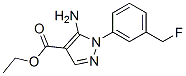 5-Amino-1-[5-(fluoromethyl)phenyl]-1H-pyrazole-4-carboxylic acid ethyl ester Structure,110821-29-9Structure