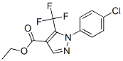 Ethyl 1-(4-chlorophenyl)-5-(trifluoromethyl)-1H-pyrazole-4-carboxylate Structure,112055-36-4Structure