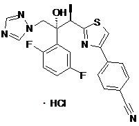 Isavuconazole hydrochloride Structure,1121545-23-0Structure