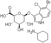 5-Bromo-4-chloro-3-indolyl β-D-glucuronide Structure,114162-64-0Structure