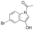 N-Acetyl-5-bromo-3-hydroxyindole Structure,114165-30-9Structure