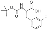 Boc-Phe(3-F)-OH Structure,114873-01-7Structure