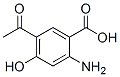 5-Acetyl-2-amino-4-hydroxybenzoic acid Structure,115651-29-1Structure