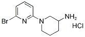 6-Bromo-3,4,5,6-tetrahydro-2h-[1,2]bipyridinyl-3-ylamine hydrochloride Structure,1159816-26-8Structure