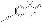 4-[(2-乙烯基]-1-戊炔)-alpha,alpha-二甲基-苯乙酸甲酯結(jié)構(gòu)式_1159977-63-5結(jié)構(gòu)式