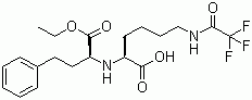 N2-(1-乙氧羰基-3-苯丙基)-N6-三氟乙?；?L-賴氨酸結(jié)構(gòu)式_116169-90-5結(jié)構(gòu)式