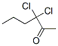 2-Hexanone, 3,3-dichloro- Structure,116531-23-8Structure