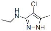 1H-pyrazol-3-amine, 4-chloro-n-ethyl-5-methyl- Structure,116545-23-4Structure