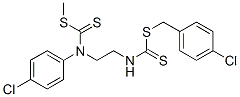 1-[(4-Chlorophenyl)methylsulfanyl]-n-[2-[(4-chlorophenyl)methylsulfany lcarbothioylamino]ethyl]methanethioamide Structure,1170-79-2Structure