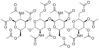 (5Xi)-2-乙酰氨基-3,4,6-三-O-乙酰基-2-脫氧-beta-D-來蘇-己糖吡喃糖苷-(1->4)-(5Xi)-2-乙酰氨基-3,6-二-O-乙?；?2-脫氧-beta-D-來蘇-己糖吡喃糖苷-(1->4)-(5Xi)-2-乙酰氨基-3,6-二-O-乙?；?2-脫氧-beta-D-來蘇-己結(jié)構(gòu)式_117399-51-6結(jié)構(gòu)式