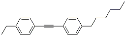 1-Ethyl-4-[2-(4-n-hexylphenyl)ethynyl]benzene Structure,117923-34-9Structure