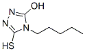 5-Mercapto-4-pentyl-4H-1,2,4-triazol-3-ol Structure,117987-05-0Structure